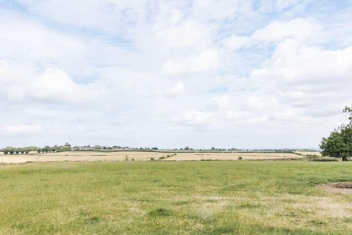 There are delightful views in all directions.