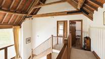 The beautiful vaulted ceiling provides a wonderful sense of space.