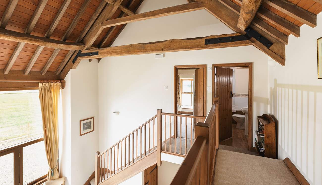 The beautiful vaulted ceiling provides a wonderful sense of space.