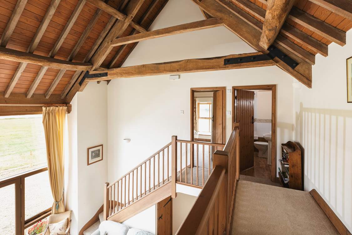 The beautiful vaulted ceiling provides a wonderful sense of space.