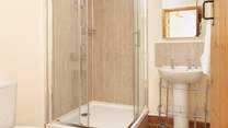 The en suite ground floor shower-room.
