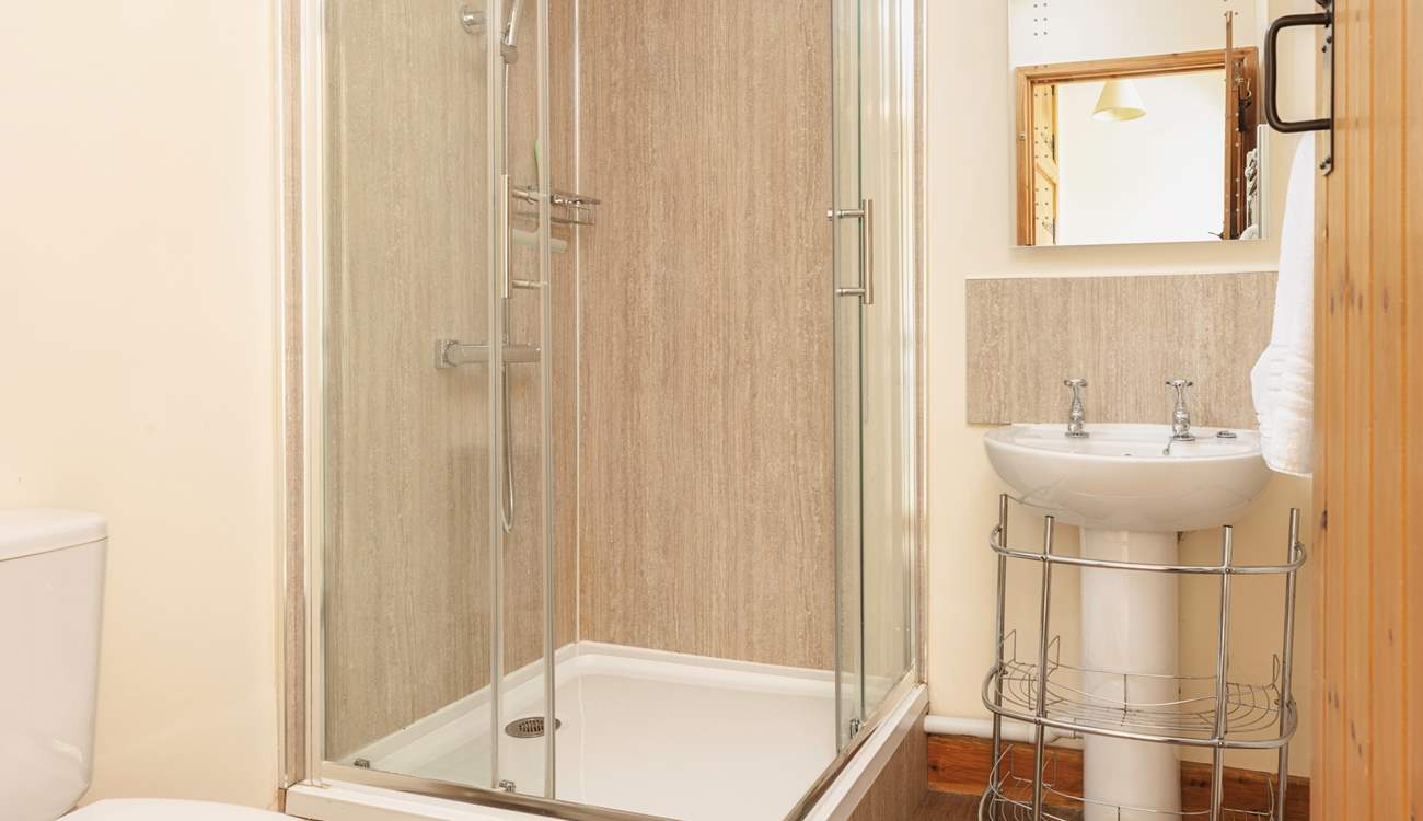 The en suite ground floor shower-room.