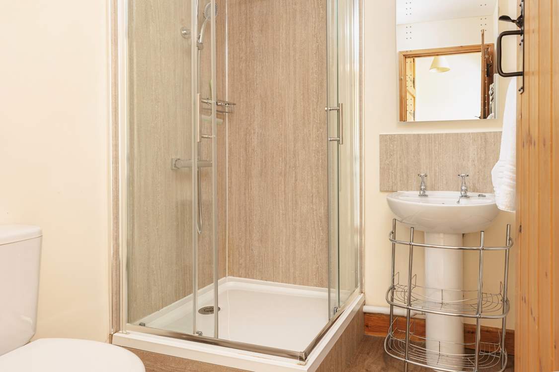 The en suite ground floor shower-room.