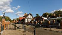 The stunning former station at Wolferton, now a private residence.