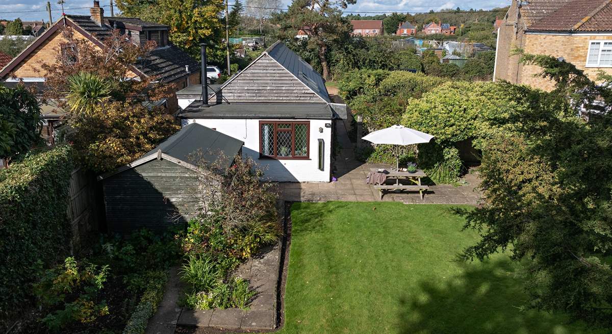 Enjoy the large yet secluded gardens with your family and four-legged friend.