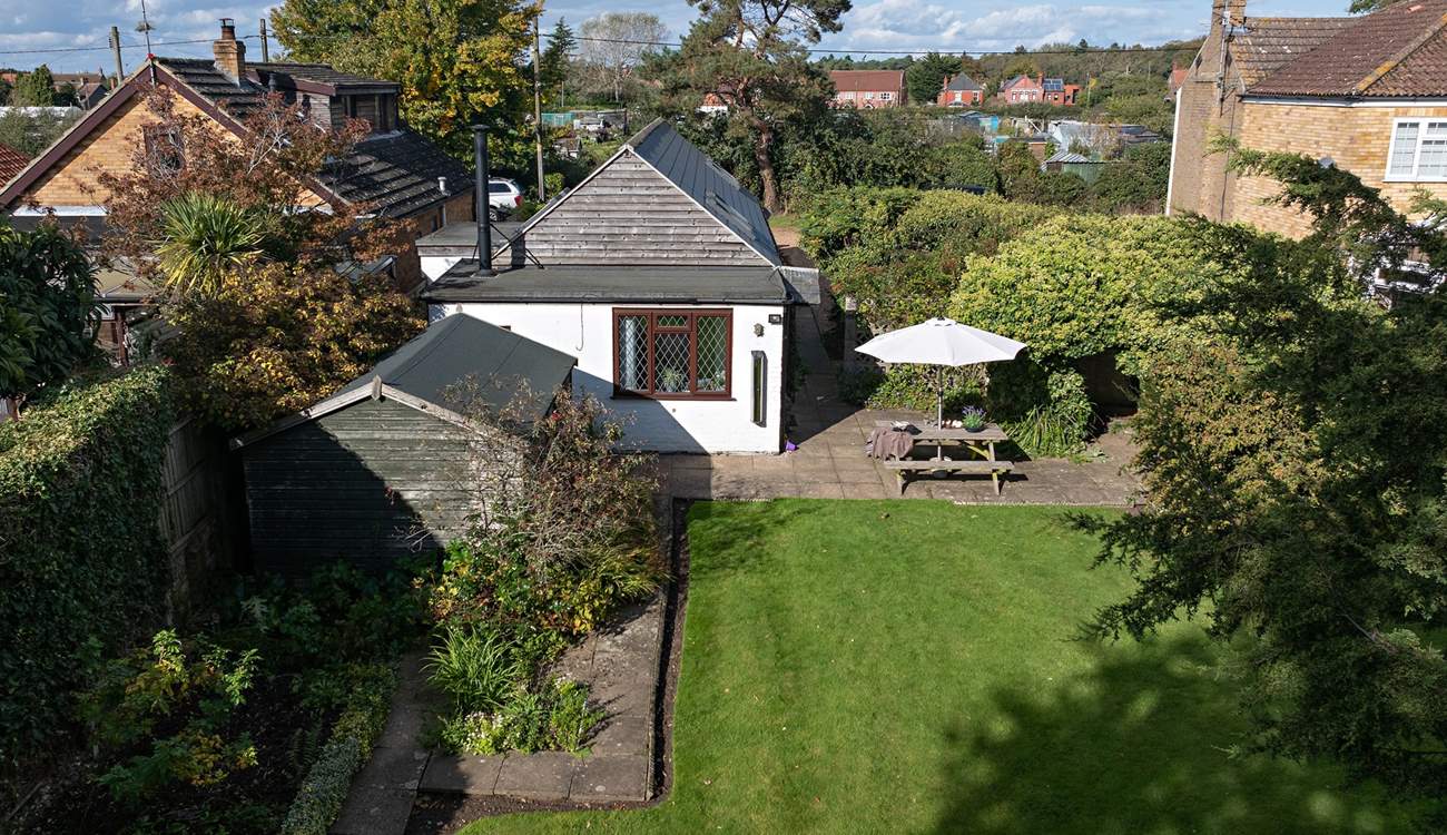 Enjoy the large yet secluded gardens with your family and four-legged friend.