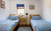 The twin bedded room is ideal for children or adults.  - Thumbnail Image