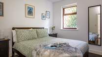Bedroom 2 has a comfy double bed. 