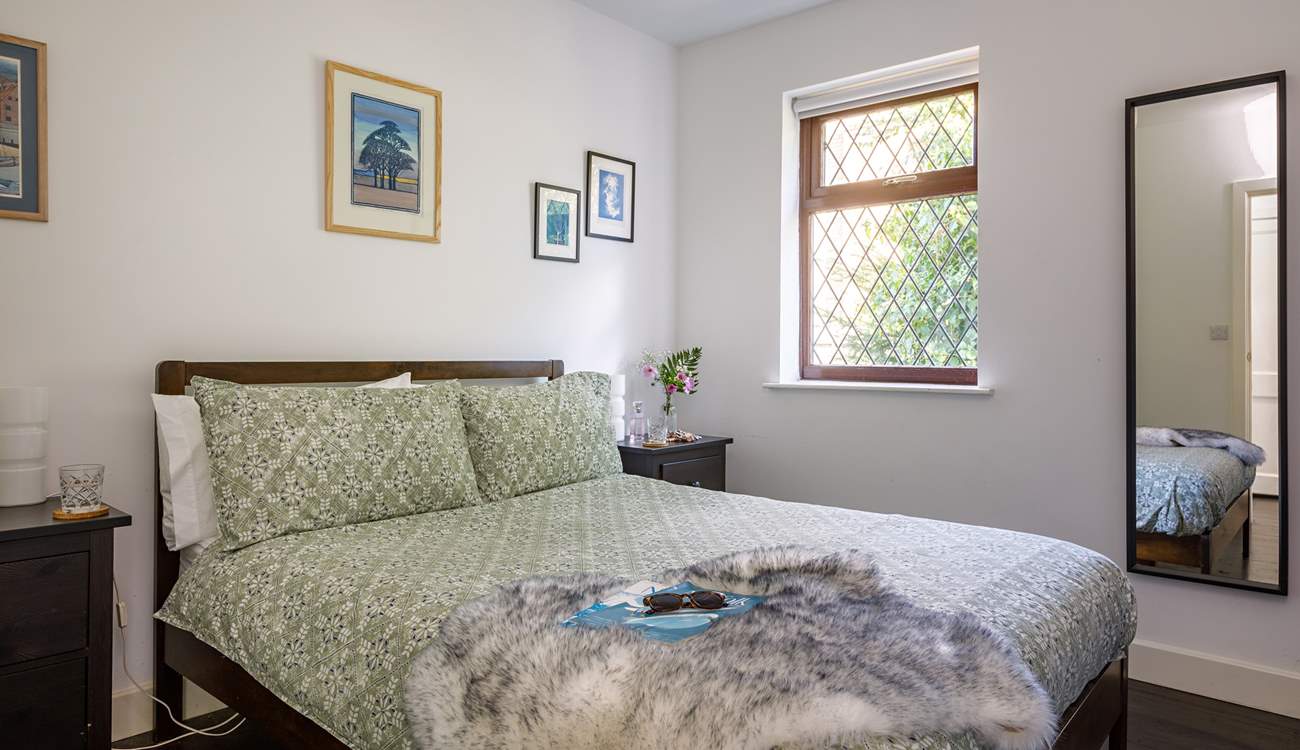 Bedroom 2 has a comfy double bed. 