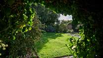 Take a peek down the garden, there's plenty of shade too!