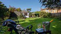 Relax in the garden after a busy day exploring.