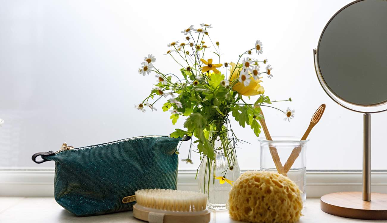 Take a shower after a busy beach day. 