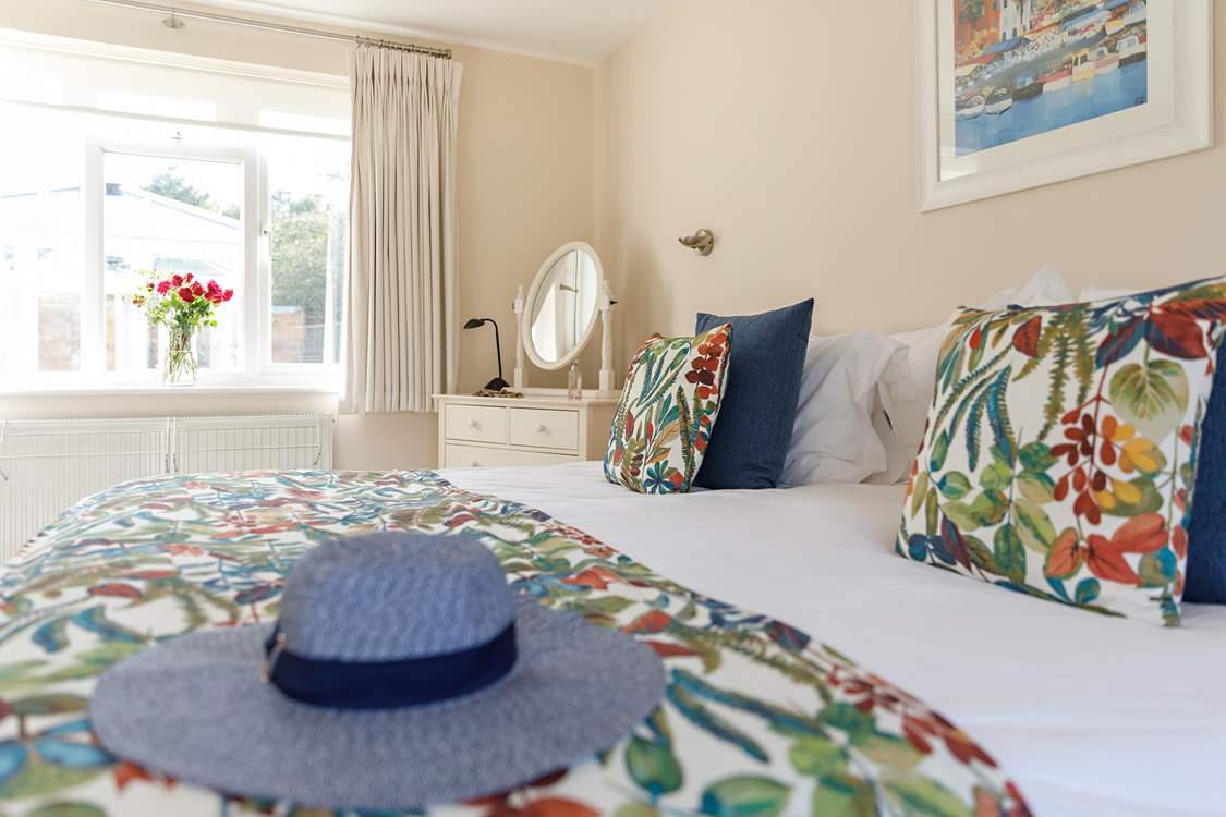 Lovely linens await.