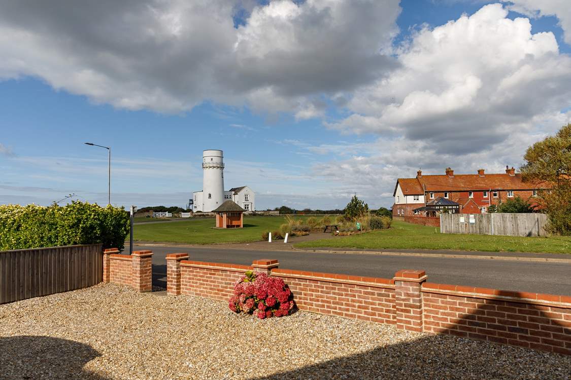 The front aspect looks out towards the majestic lighthouse.