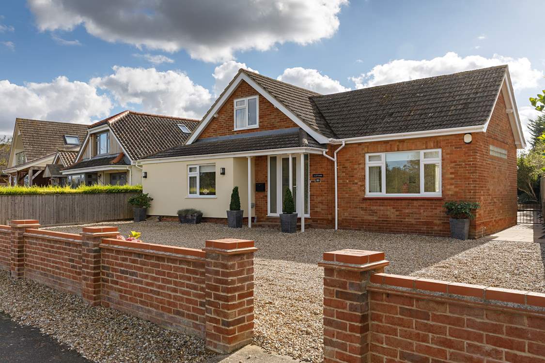 There's parking for three cars available here.