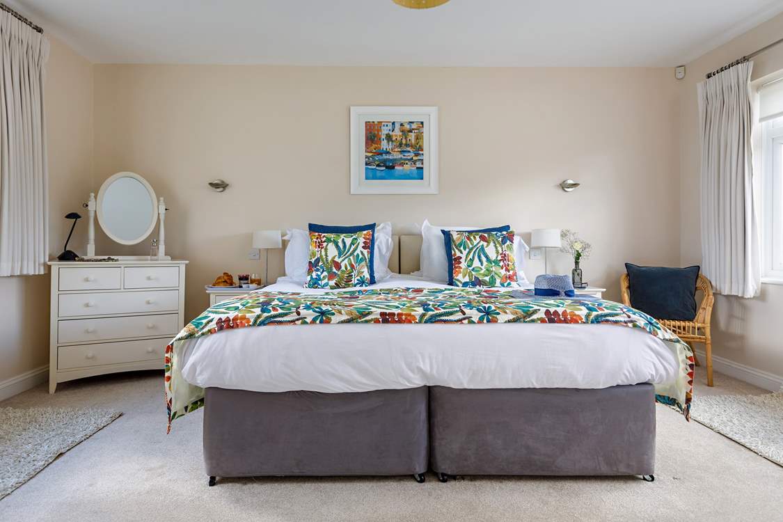 Bedroom 1 on the ground floor also has a 'zip and link' bed and en-suite shower room.