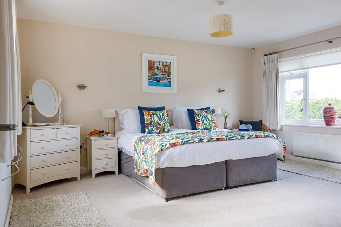 The bedrooms are spacious and tastefully furnished.