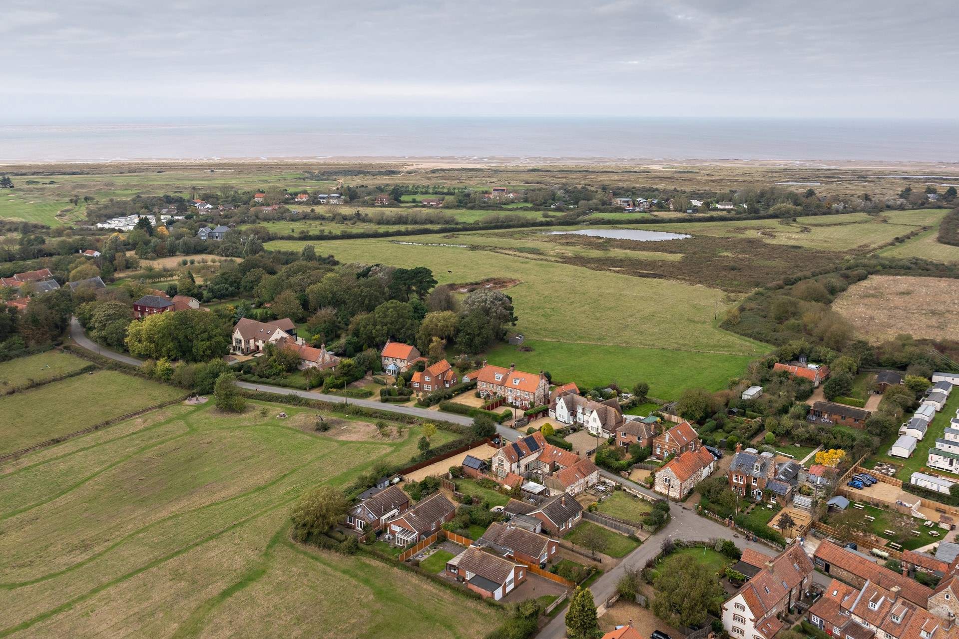 The village of Holme-next-the-Sea is a short journey away from the glorious coast. 