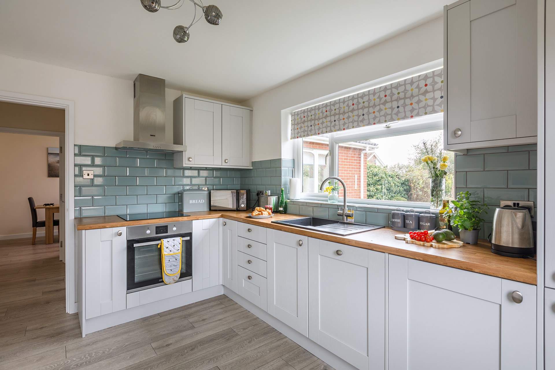 The kitchen has all the equipment you will need to cook a holiday meal. 