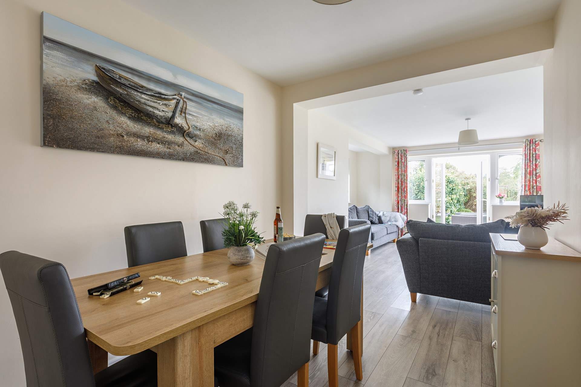 Gather everyone around the table for a sociable meal, or perhaps a board game or two!