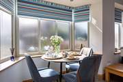 The opaque windows ensure privacy.