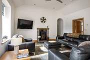 The wood-burner will keep you warm during cooler months.