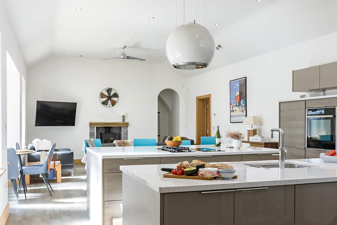 The kitchen-area has all the equipment you'll need to create a culinary masterpiece.