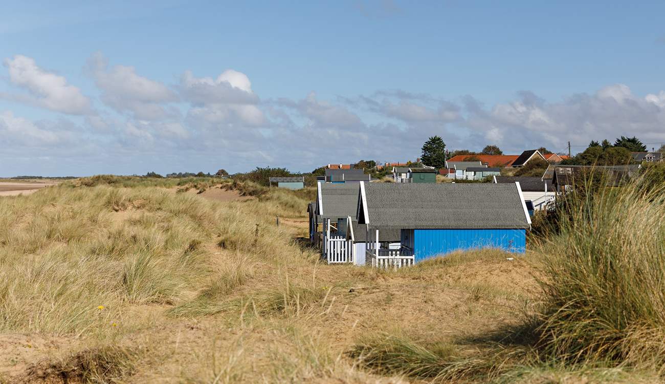 Explore the sandy dunes in Old Hunstanton.