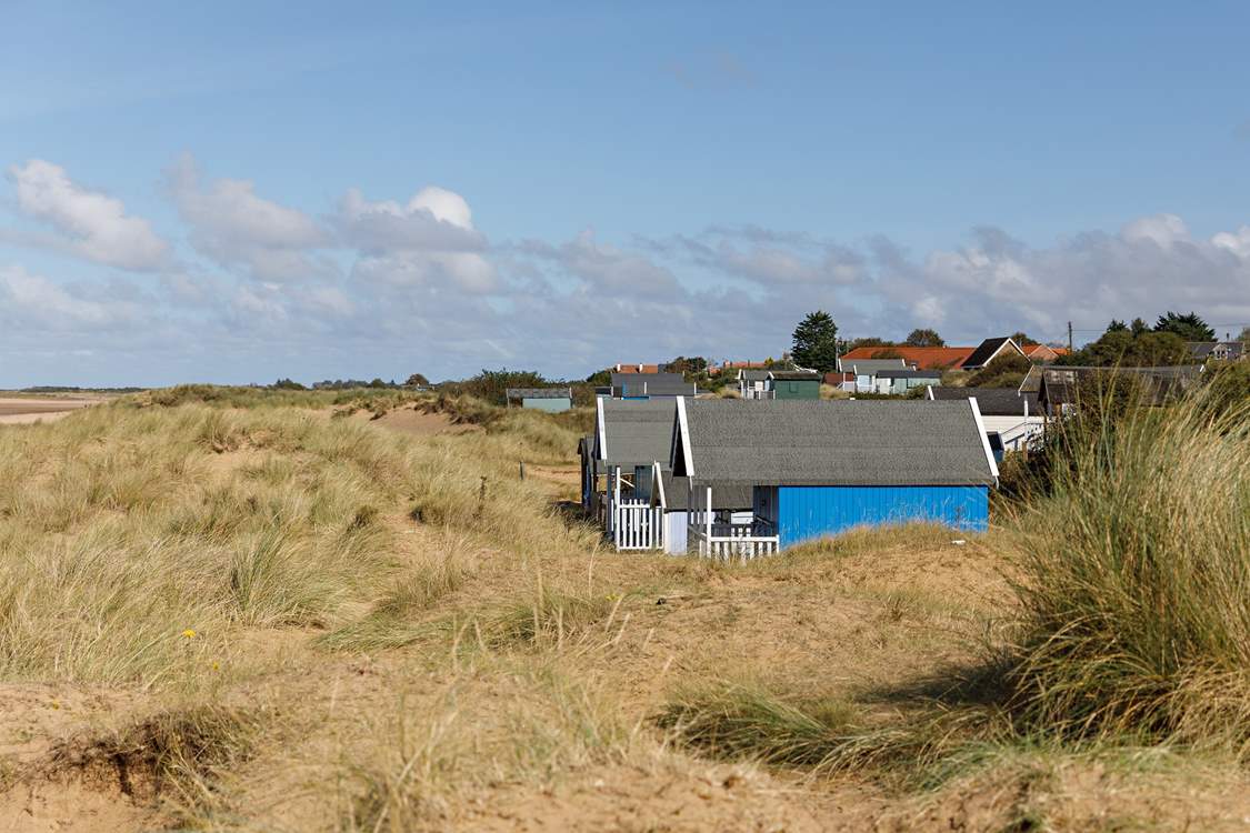 Explore the sandy dunes in Old Hunstanton.