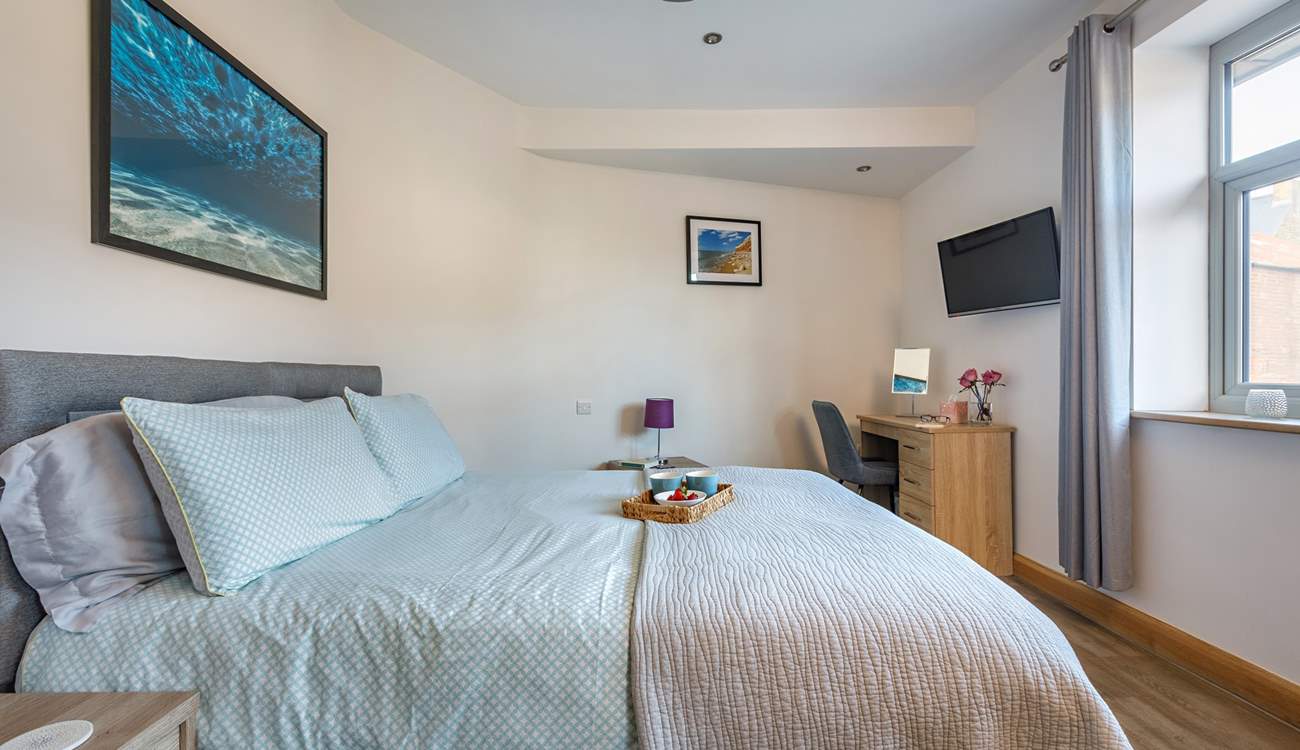 Both bedrooms have the luxury of a Smart TV.