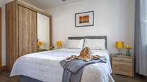 The stylish bedrooms have 'zip and link' beds so you can choose either twins or a king-size double. 