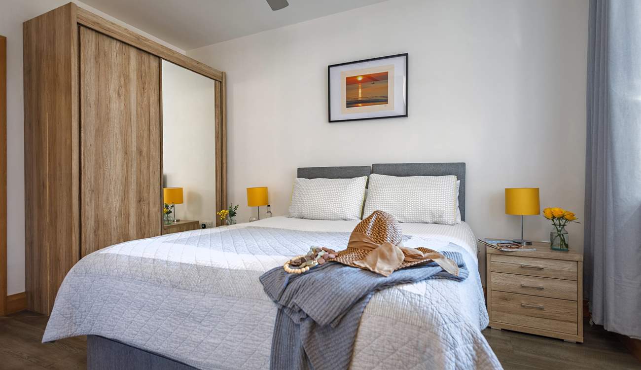 The stylish bedrooms have 'zip and link' beds so you can choose either twins or a king-size double. 