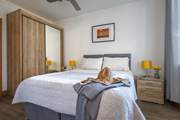 The stylish bedrooms have 'zip and link' beds so you can choose either twins or a king-size double.