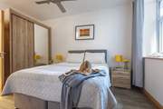 Both bedrooms are en suite and have 'zip and link' beds for flexibility.