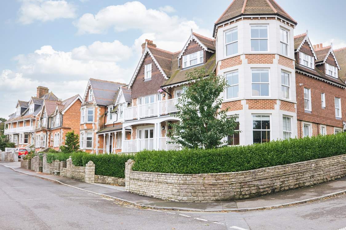 The Lookout is on the first floor in this attractive building.
