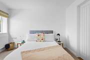 Bedroom 1 offers a contemporary space with a comfy double bed.