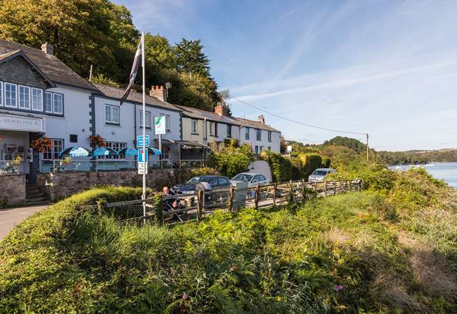 If you walk to Malpas you will be welcomed by The Heron Inn. 