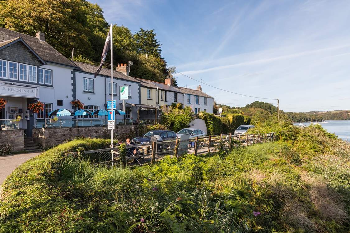 If you walk to Malpas you will be welcomed by The Heron Inn.