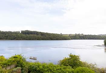 The first floor double bedroom has the most stunning outlook, watch the water come in and out with the tide. 