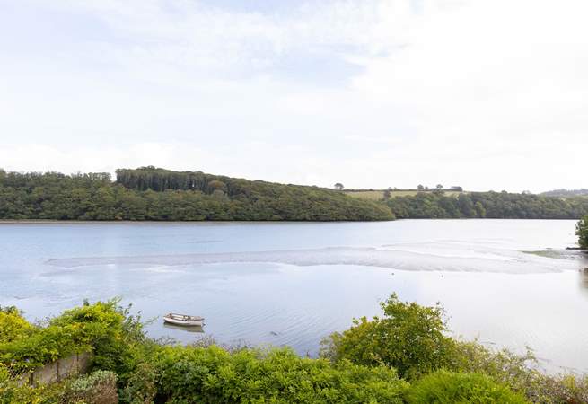The first floor double bedroom has the most stunning outlook, watch the water come in and out with the tide. 