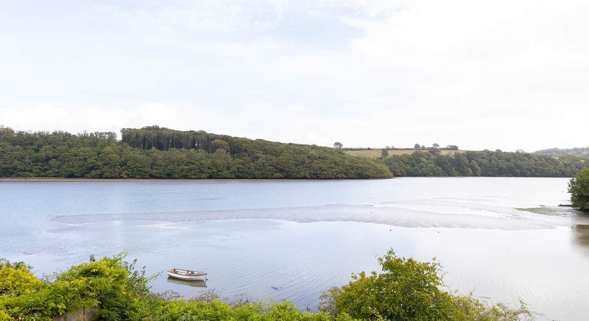 The first floor double bedroom has the most stunning outlook, watch the water come in and out with the tide. 