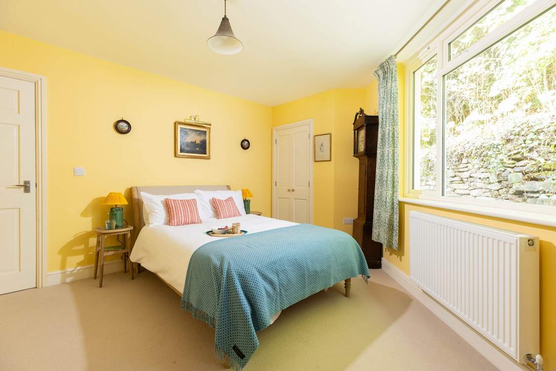 The cosy double bedroom on the ground floor (bedroom 1).