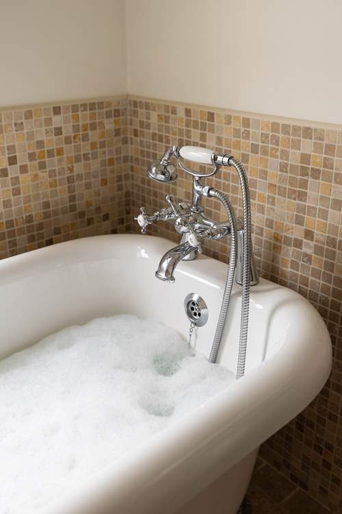 Time for a bubble bath.