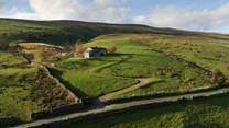The steep twisty track to Nettlebed.