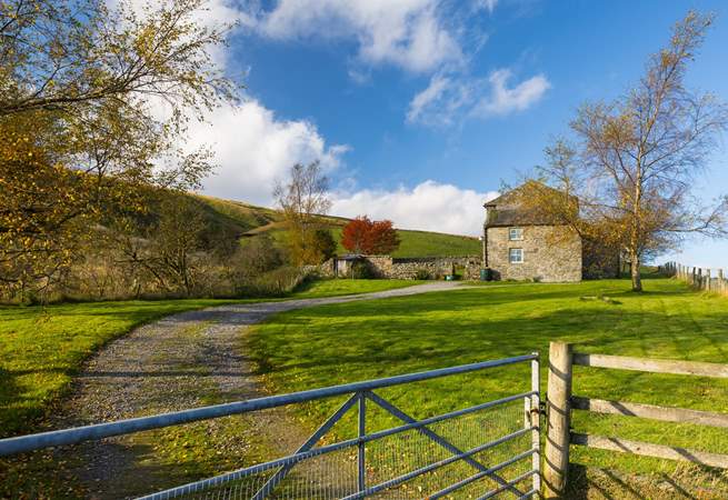 There is a large garden at Nettlebed.