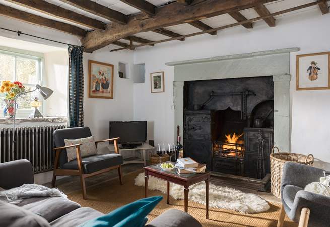 Warm your toes by the roaring fire after a day in the Dales. 