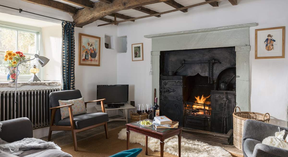 Warm your toes by the roaring fire after a day in the Dales. 