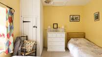 A cosy twin bedroom.