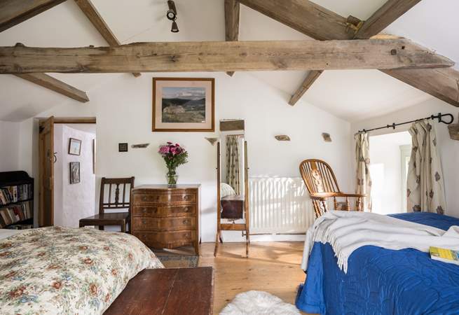 Sit on the old armchair with a cup of tea and a good book. 