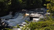 Take a stroll along the banks of Aysgarth Falls with it's many pretty waterfalls.